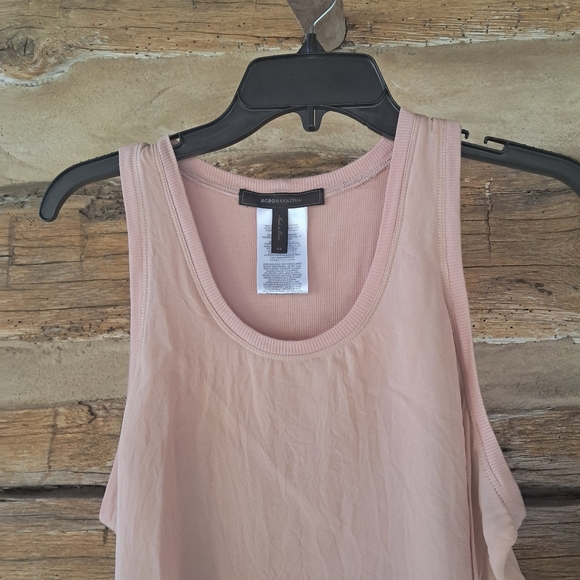 BCBGMaxazria Blush Pink Layered Silk Tank Top Size XS - Picture 2 of 7